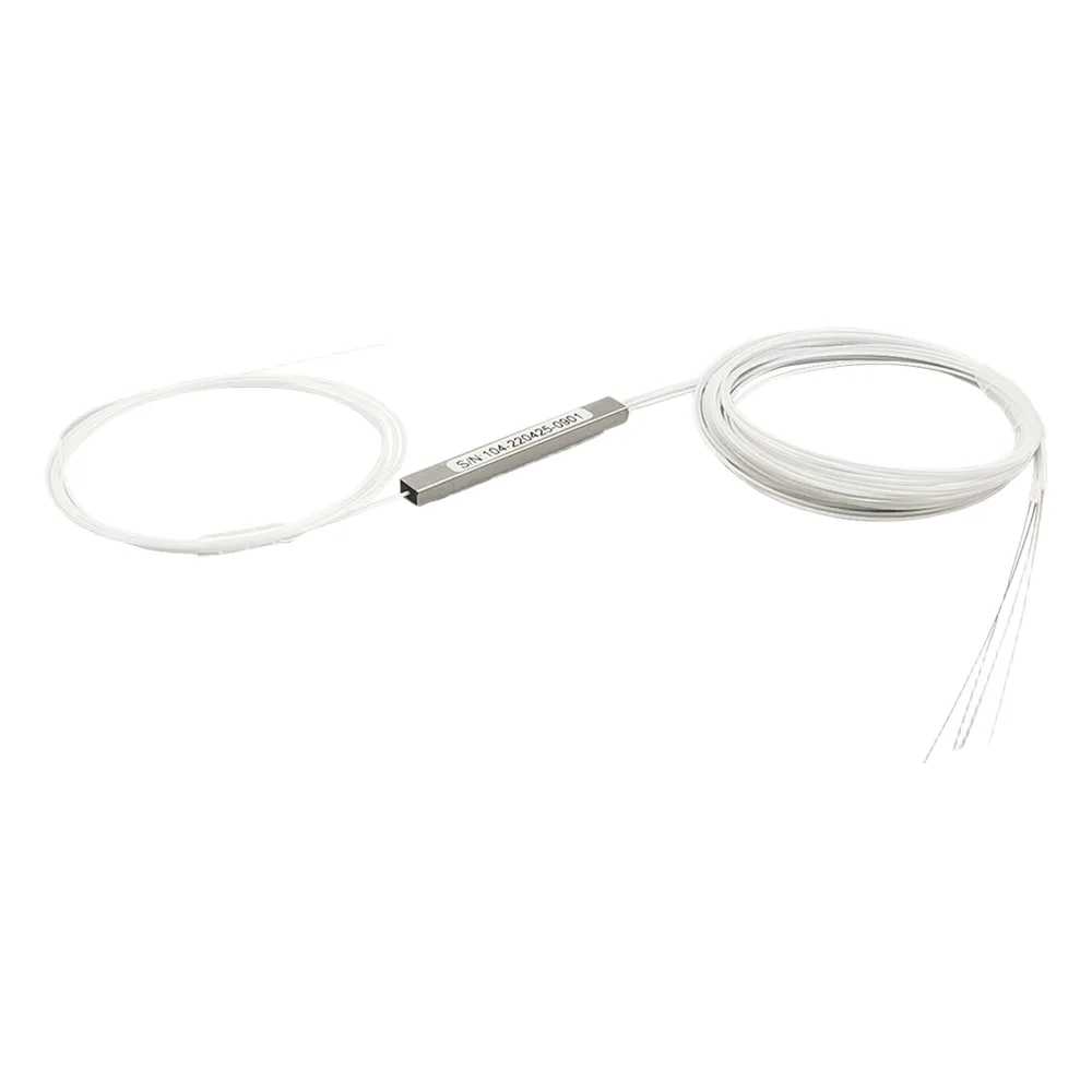 Splitter (Divisor Óptico) tipo PLC, 1x4, para fusión (sin conectores)