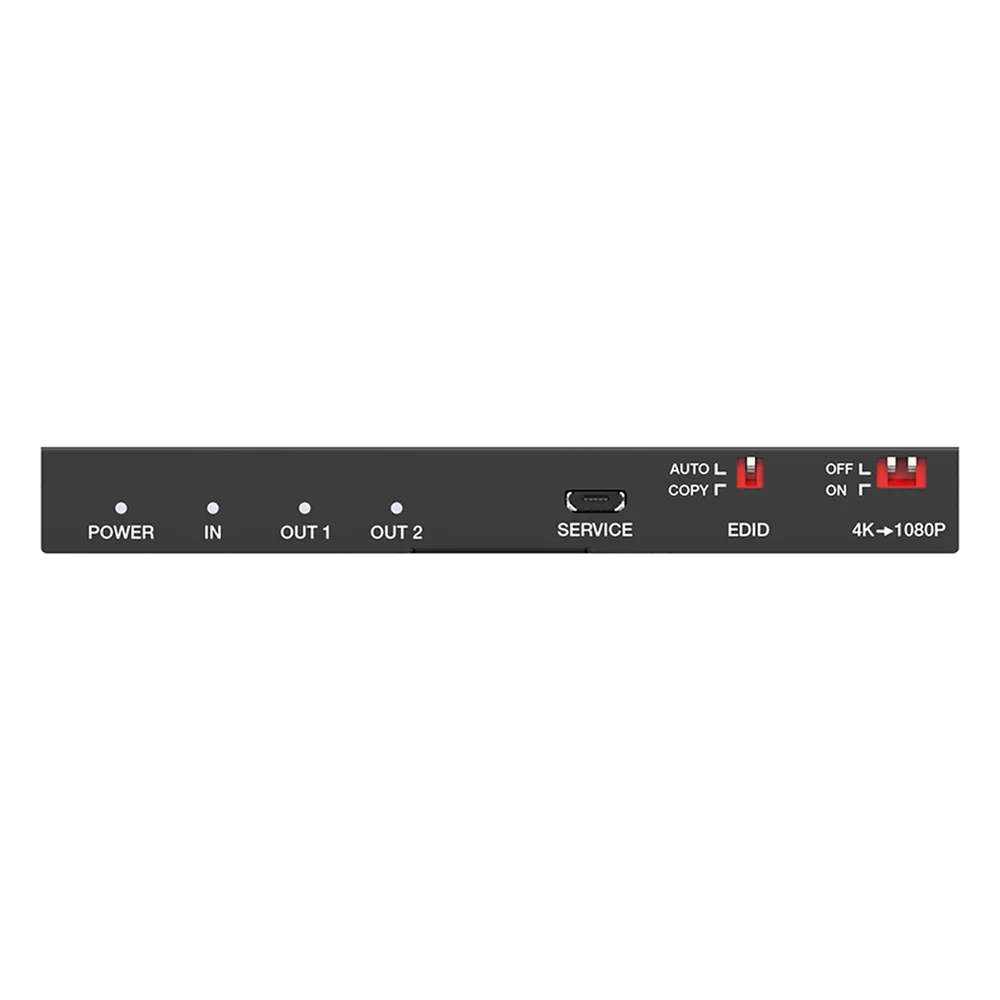 Splitter HDMI 1x2 | 4K@60Hz | Extractor de Audio | Down Scaler | HDR  4:4:4 | EDID | 18Gbps – vista 4