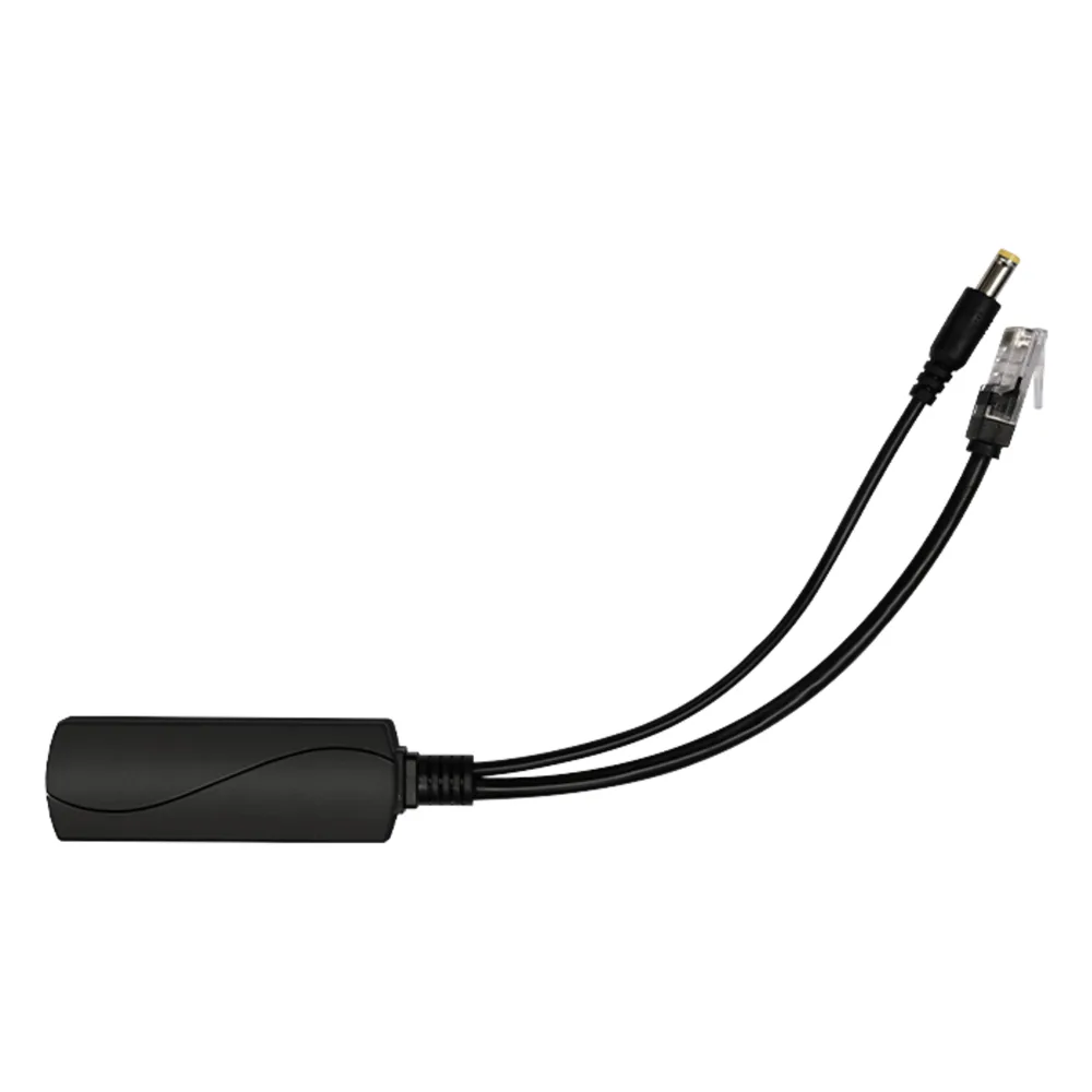 Splitter PoE / IEEE 802.3af/at / 30W / Puerto Gigabit / Salida DC 12V 2A / Indicadores LED / 95x26x20 mm (3.74x1.02x0.79 in)