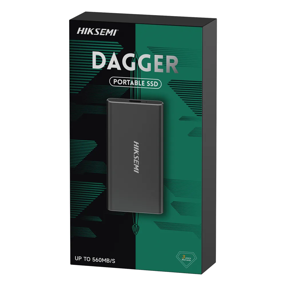 SSD Portátil HIKSEMI DAGA T200N / 1024 GB (1 TB) / USB 3.2 Tipo C / Lectura 560 MB/s / Escritura 510 MB/s / Aleación de Aluminio / 38 g – vista 4