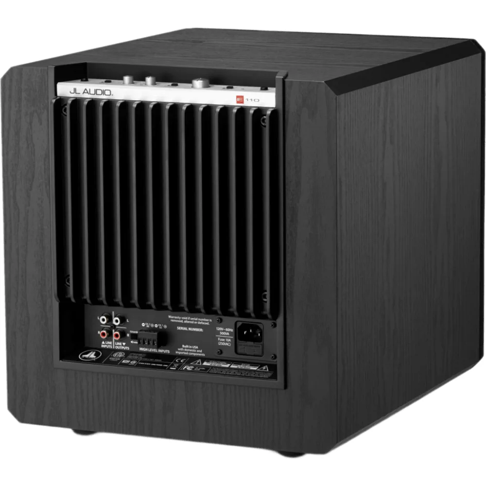 Subwoofer con Amplificador Integrado / 10" / 1200 W Short-Term / Respuesta de Frecuencia 25-116 Hz (±1.5 dB) / Carcasa Sellada / Acabado Negro Ceniza / Rejilla Incluida / Modos de Energía Desactivado-Activado-Automático / Filtro – vista 4