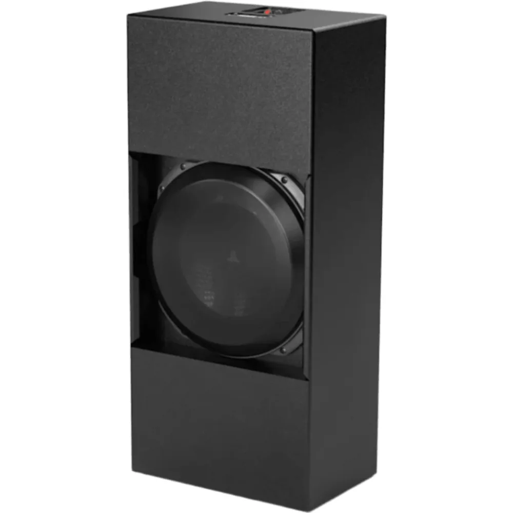 Subwoofer de Cine Personalizado / 13.5 in (343 mm) / Carcasa Sellada / Profundidad 9 in (229 mm) / Potencia RMS 1000 W / Respuesta de Frecuencia 22 Hz-150 Hz / Acabado Texturizado Negro / Rejillas Incluidas / JL Audio Fathom