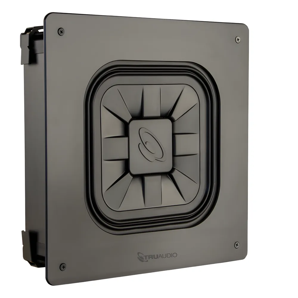 Subwoofer In-Wall 10" | 250 Watts | Sensibilidad 83 dB | Respuesta de Frecuencia 45-90 Hz | Salida Máxima 107 dB | Impedancia 4&Omega;