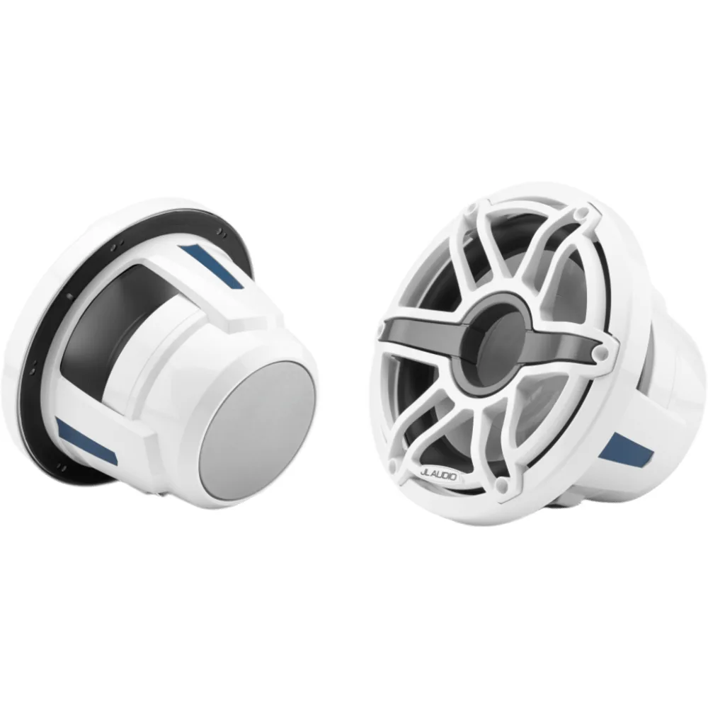 Subwoofer Náutico 10" / 250 W RMS / 4 &Omega; / Polipropileno con Mica / Rejilla Deportiva Blanca / Deflector Infinito o Caja Cerrada / Marino
