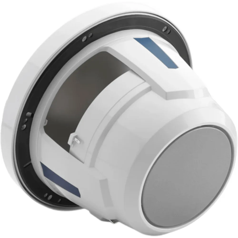 Subwoofer Náutico / 8" / Deflector Infinito o Caja Cerrada / 200 W RMS / Impedancia 4 &Omega; / Sensibilidad 86.8 dB / Cono de Polipropileno Relleno de Mica / Iluminación LED Transflective™ / Rejilla Deportiva Blanca – vista 3