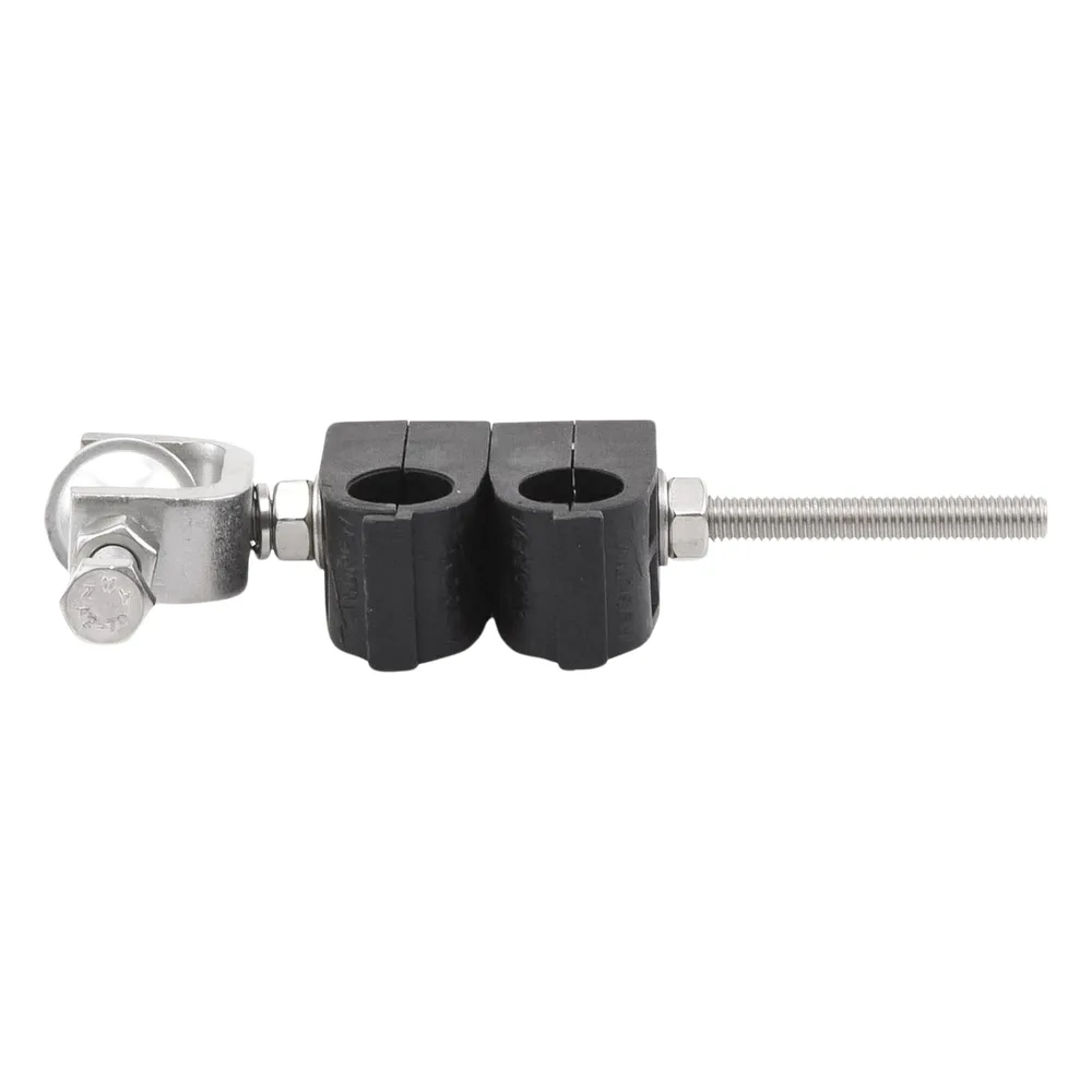 Sujetador para 2 Cables de 1/2" / Instalación en Ángulo / Acero Inoxidable 304 – vista 2