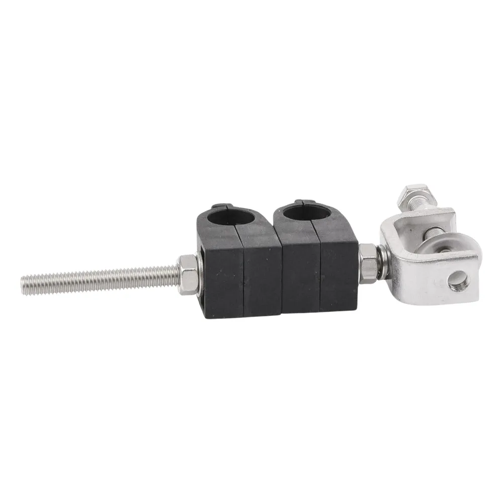 Sujetador para 2 Cables de 1/2" / Instalación en Ángulo / Acero Inoxidable 304 – vista 4