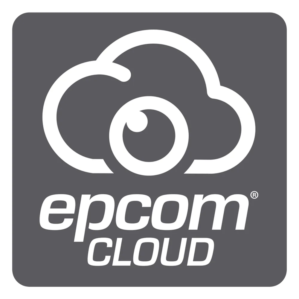 Suscripción Anual Epcom Cloud / Grabación en la nube para 1 canal de video a 2MP con 180 días de retención / Grabación por detección de movimiento
