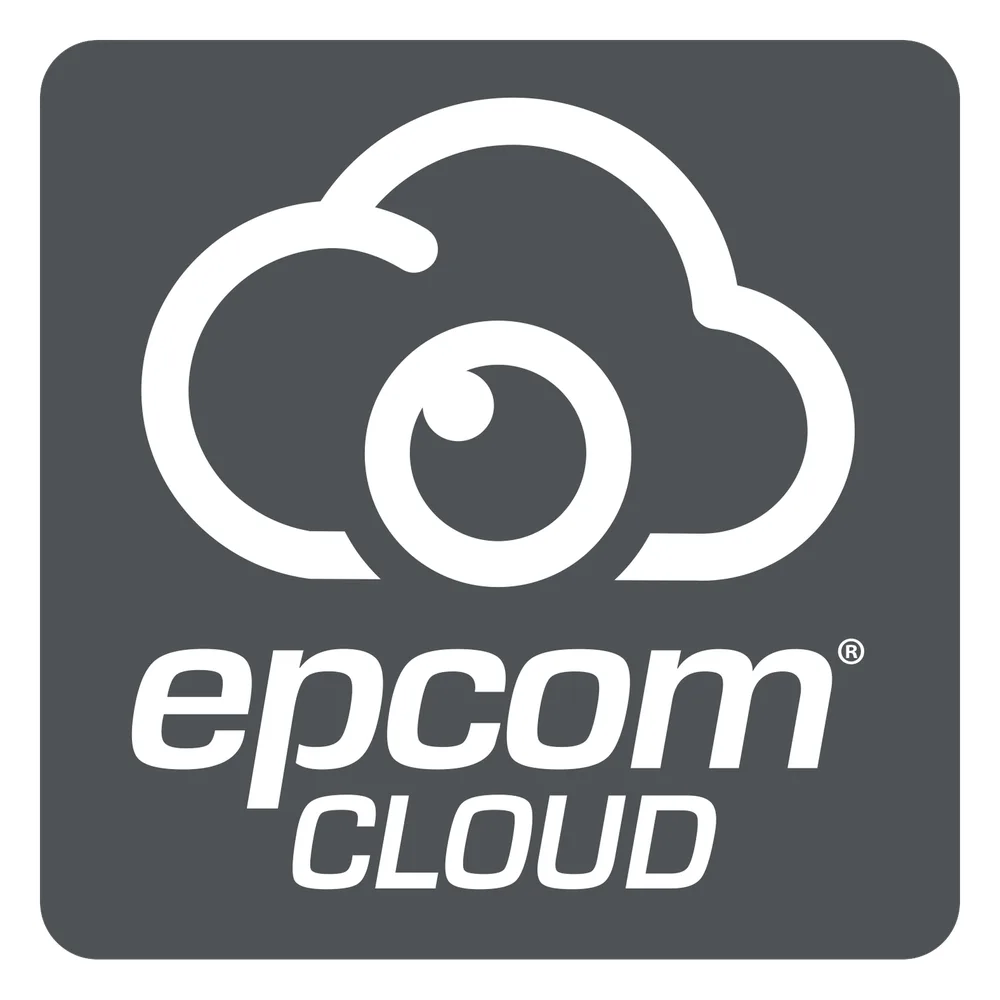 Suscripción Anual Epcom Cloud / Grabación en la nube para 1 canal de video a 4MP con 14 días de retención / Grabación continua