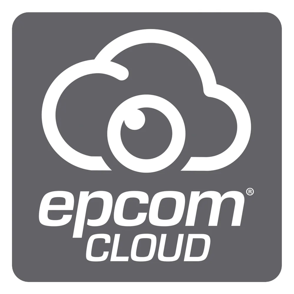 Suscripción Anual Epcom Cloud / Grabación en la nube para 1 canal de video a 8MP con 60 días de retención / Grabación continua
