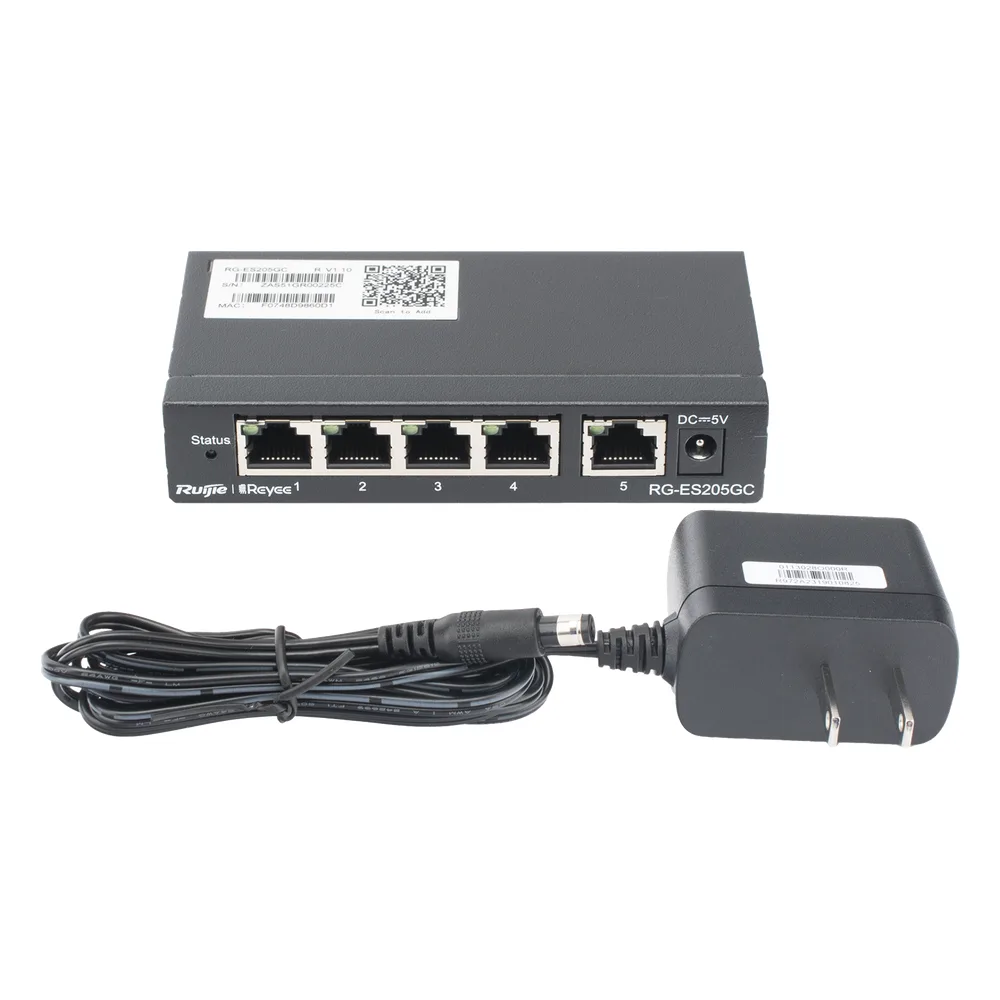 Switch Administrable con 5 puertos Gigabit, gestión gratuita desde la nube – vista 5