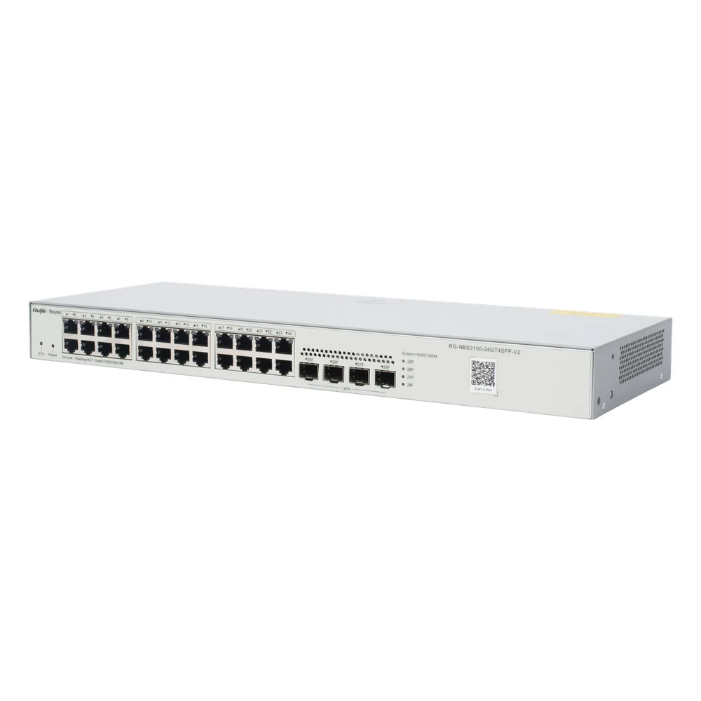 Switch Administrable L2, 24 Puertos Eth 1G, 4 puertos SFP 1G, Administración Remota en la Nube. – vista 4