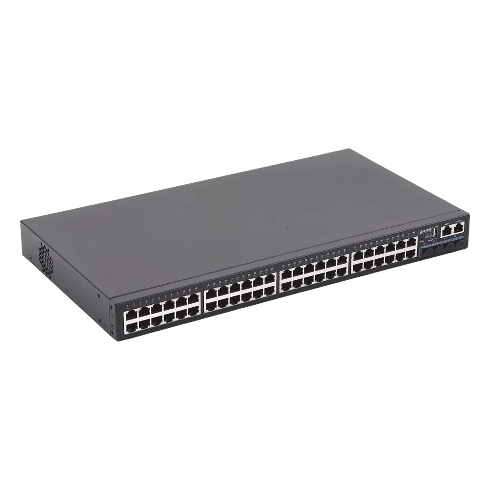 Switch Administrable Stackeable Capa 3, 48 Puertos 10/100/1000T, 4 Puertos 10G SFP+ – vista 3
