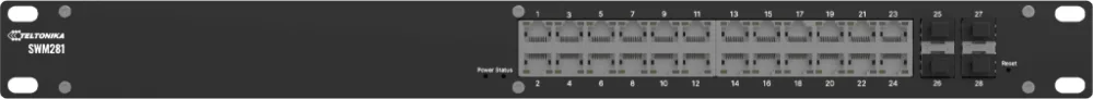 Switch Administrado L2+, 24 Puertos Gigabit Ethernet, 4 Puertos SFP, Ancho de Banda 56 Gbps, IP30, Rack Mount, PROFINET Opcional, TSWOS