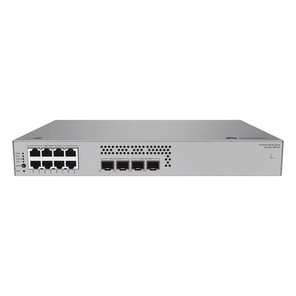 Switch de Acceso eKit Administrable / Capa 2 / 8 Puertos PoE+ Gigabit + 2 SFP + 2 SFP+ / PoE Perpetuo / Presupuesto PoE 128 W / Sin licenciamiento – vista 2