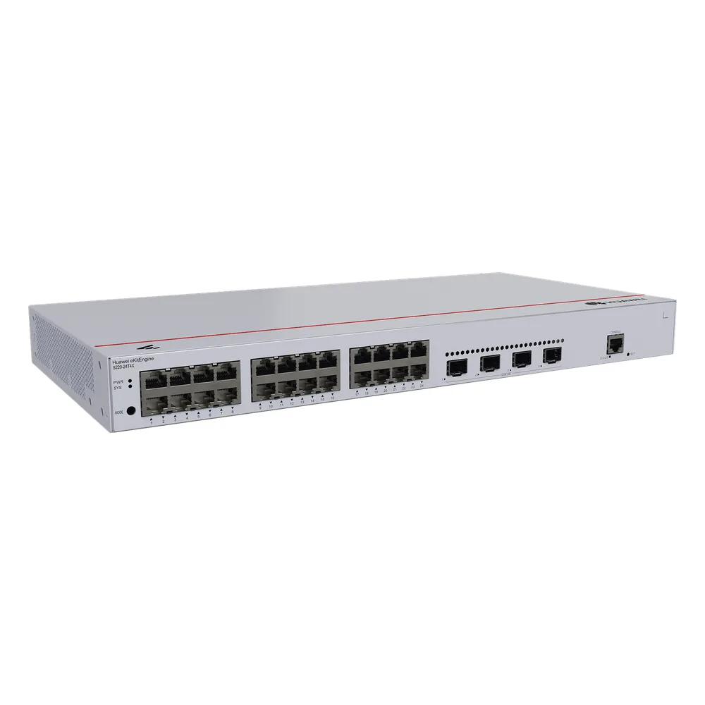 Switch de Acceso Gigabit Administrable  Capa 2 / 24 puertos 10/100/1000 Mbps / 4 Puertos 10GE SFP+ Uplink / ERPS  / IMGP Snooping / DHCP Snooping / Administración Nube Gratis – vista 3