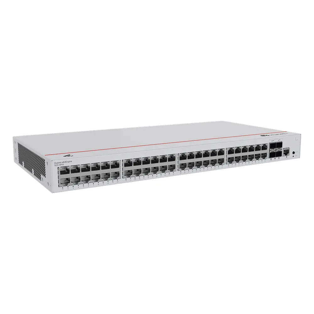 Switch de Acceso Gigabit Administrable PoE Capa 2 / 48 puertos 10/100/1000 Mbps (PoE) / 4 Puertos 10GE SFP+ Uplink / ERPS / IMGP Snooping / DHCP Snooping / PoE Perpetuo / 380W / Administración Nube Gratis – vista 2