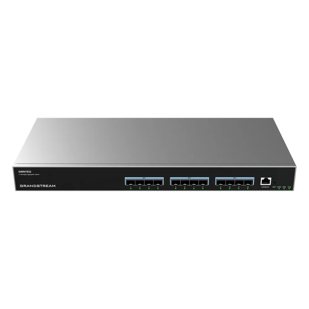 Switch de Agregación Capa 3 / 12 Puertos 10Gigabit SFP+ / QoS Integrada / Soporte IPv6 e IPv4 / Seguridad Avanzada / Stacking / – vista 3