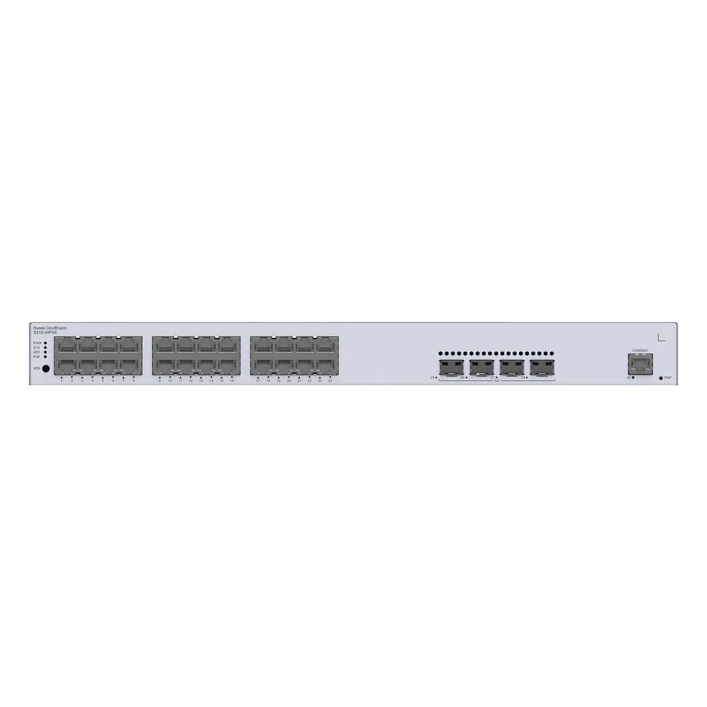 Switch de Distribución/Core Gigabit Administrable PoE Capa 3 / 24 puertos 10/100/1000 Mbps (PoE) / 4 Puertos 1GE SFP Uplink / ERPS / Rutas Estáticas / iStack / PoE Perpetuo / 400W / Administración Nube Gratis