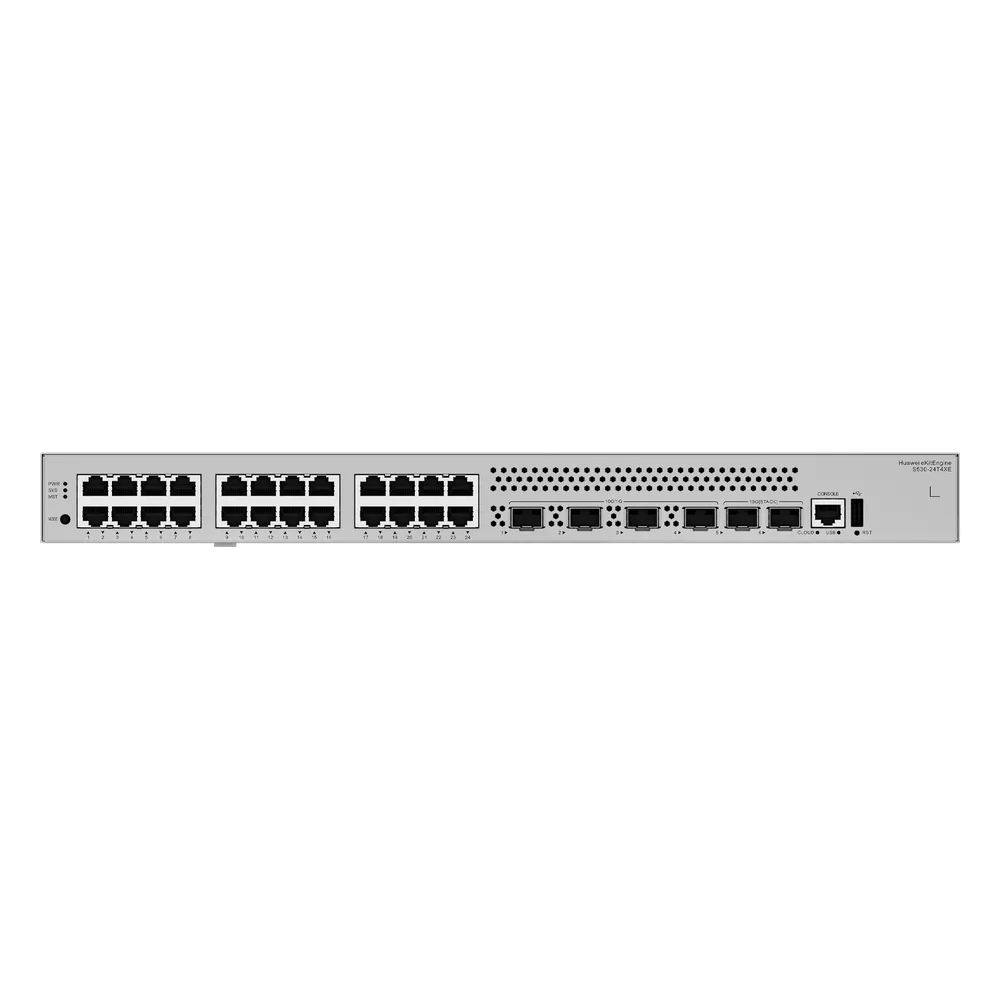 Switch Empresarial Core Gigabit Administrable  Capa 3 / 24 Puertos 10/100/1000 Mbps / 4 Puertos 10GE SFP+ Uplink / 2 Puertos 10GE SFP+ (Stack) / ERPS / Ruteo Dinamico (RIP, OSPF, IS-IS y BGP)  / iStack / Administración Nube Gratis