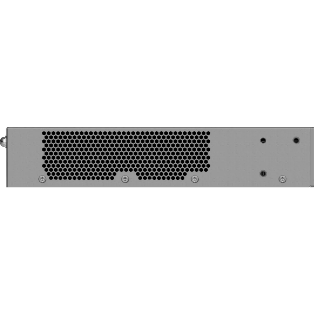 Switch Ethernet de Acceso 1000 Mbps / 24 Puertos RJ45 10/100/1000BASE-T / 4 Puertos SFP+ 1GE/2.5GE/10GE / Capacidad 128 Gbps / Enrutamiento Layer 3 / VSU / Diseño Sin Ventilador / 1 RU / Línea Cybrey – vista 4