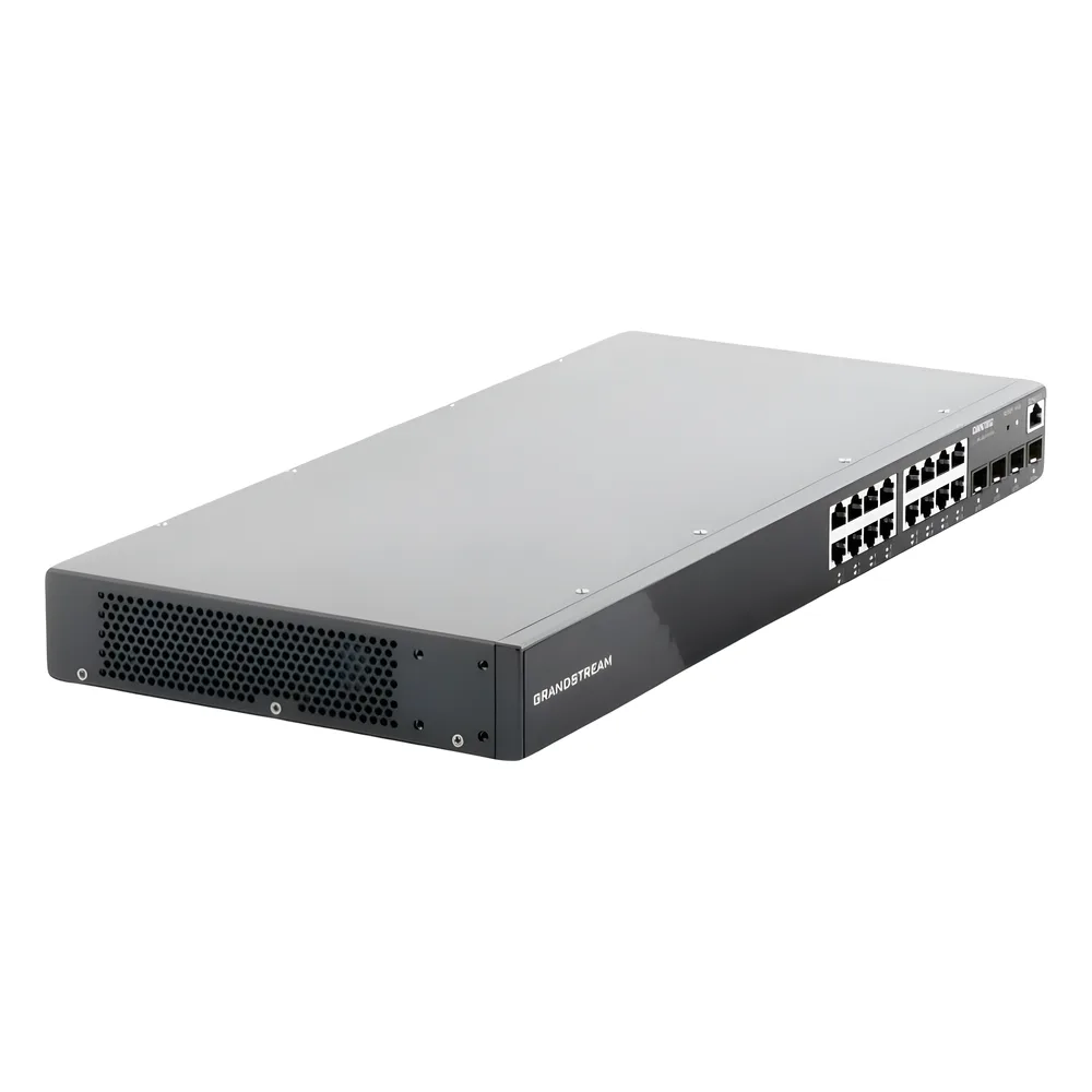 Switch Gigabit Administrable / 16 puertos 10/100/1000 Mbps + 4 Puertos SFP Uplink / Compatible con GWN Cloud. – vista 5
