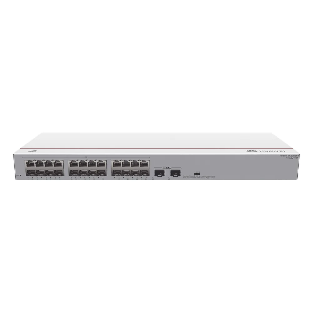 Switch Gigabit No Administrable / 24 puertos 10/100/1000 Mbps  / 2 Puertos SFP Uplink – vista 2
