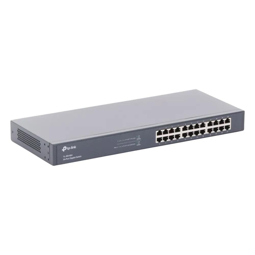Switch Gigabit no administrable de 24 puertos 10/100/1000 Mbps – vista 2