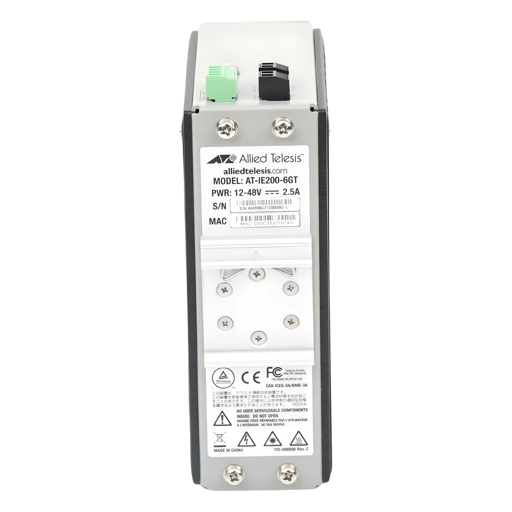 Switch Industrial Administrable Capa 2 de 4 Puertos 10/100/1000 Mbps + 2 Puertos SFP – vista 3