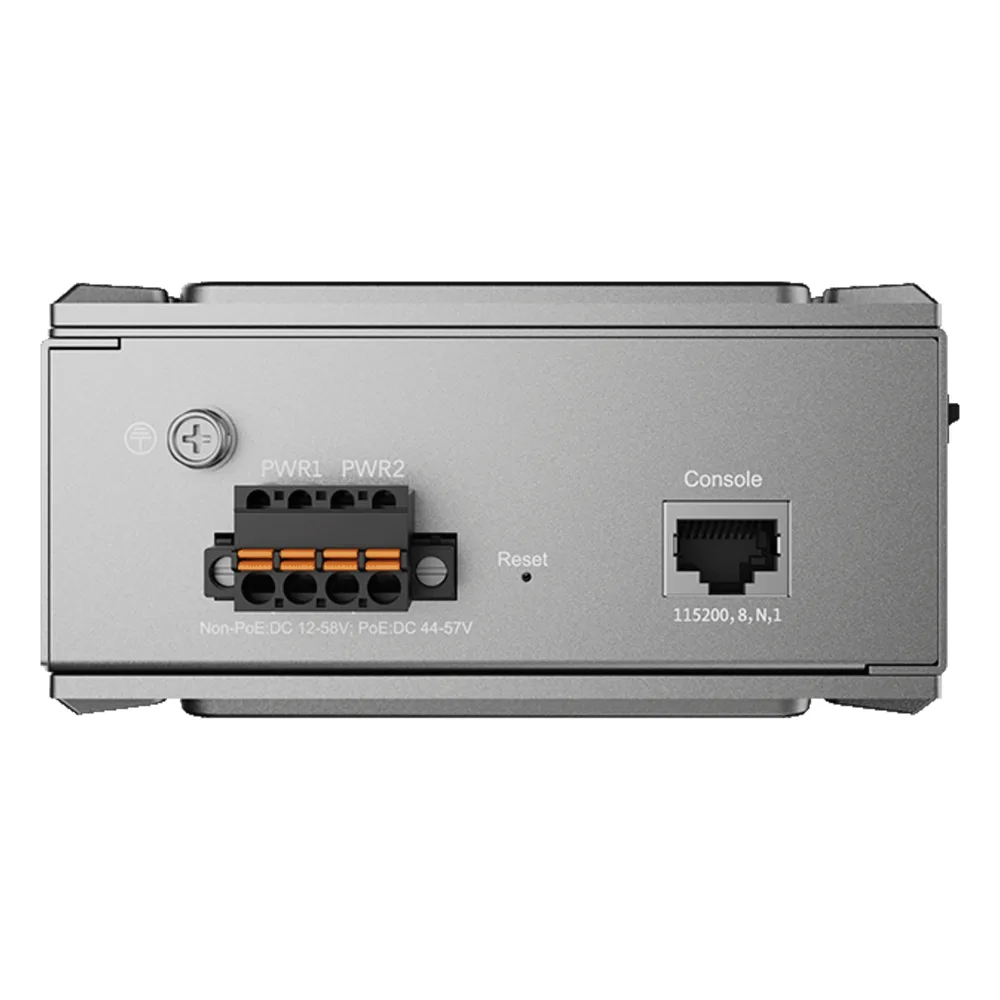 Switch Industrial Administrable / Gigabit con 2 Puertos PoE bt / 2 Puertos PoE af/at / 2 SFP 2.5Gbps / Soporta RS485 / Presupuesto PoE 120W – vista 5