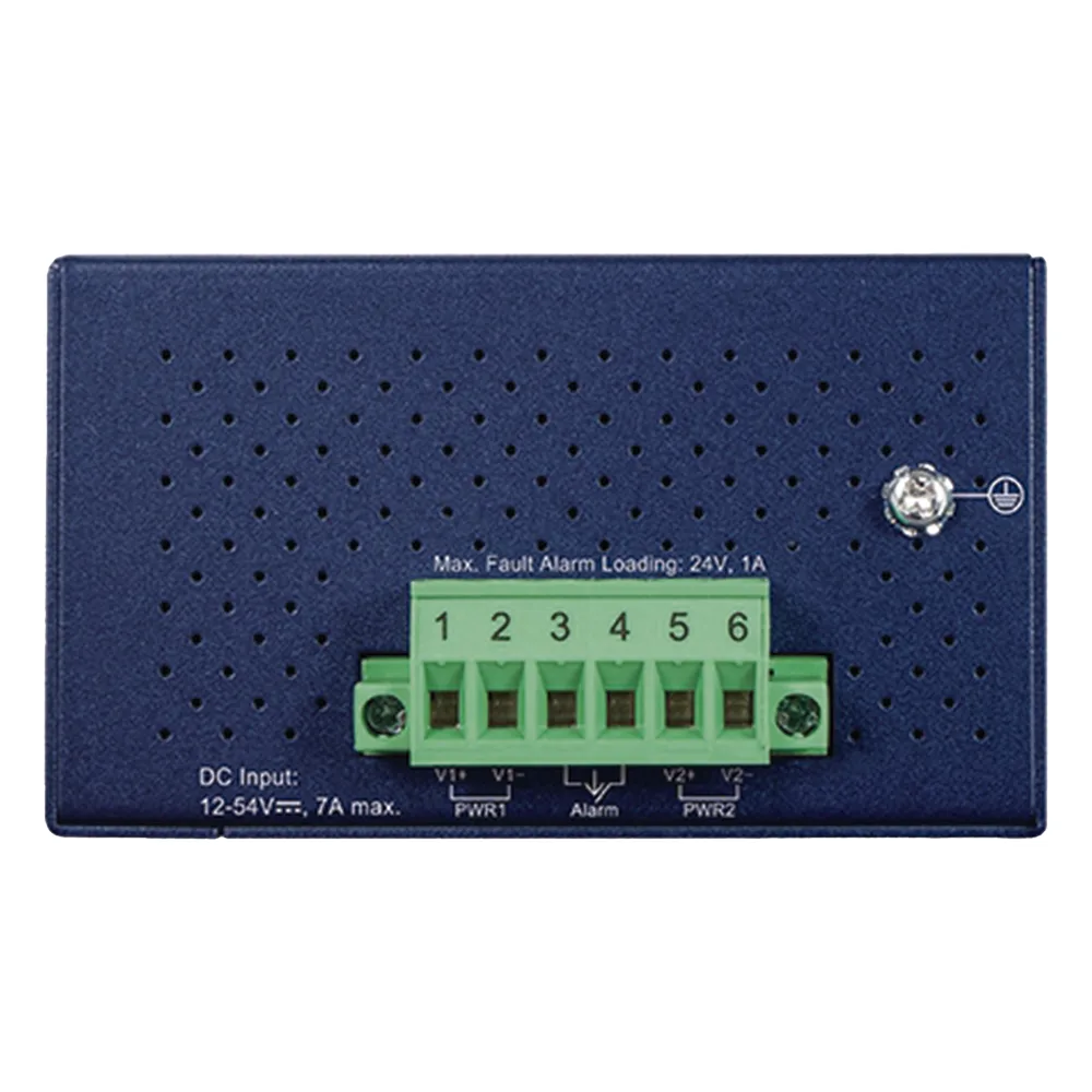 Switch industrial, Temperatura de Operación: -40 a 75ºC, 4 puertos PoE 10/100 + 1 Puerto 100Base-FX – vista 2