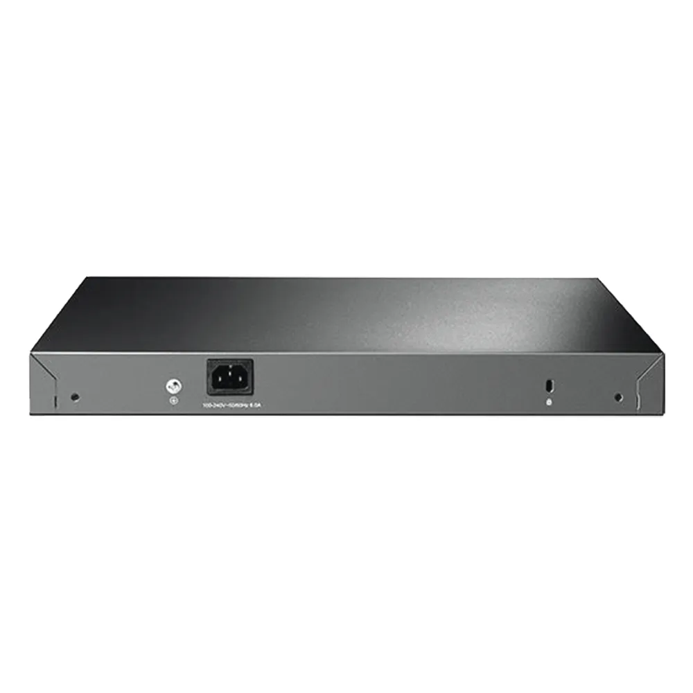 Switch JetStream PoE+ administrable Capa 2, 24 puertos 10/100/1000 Mbps + 4 puertos SFP 384 W – vista 4