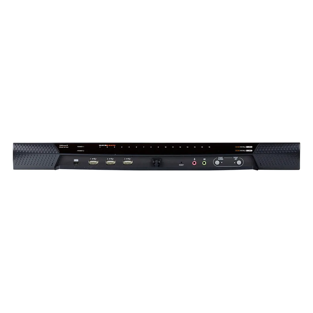 Switch KVM por IP multi-interfaz | Cat 5 | 16 puertos de 1 consola local | 1 consola remota con Virtual Media (1920 x 1200) | – vista 3