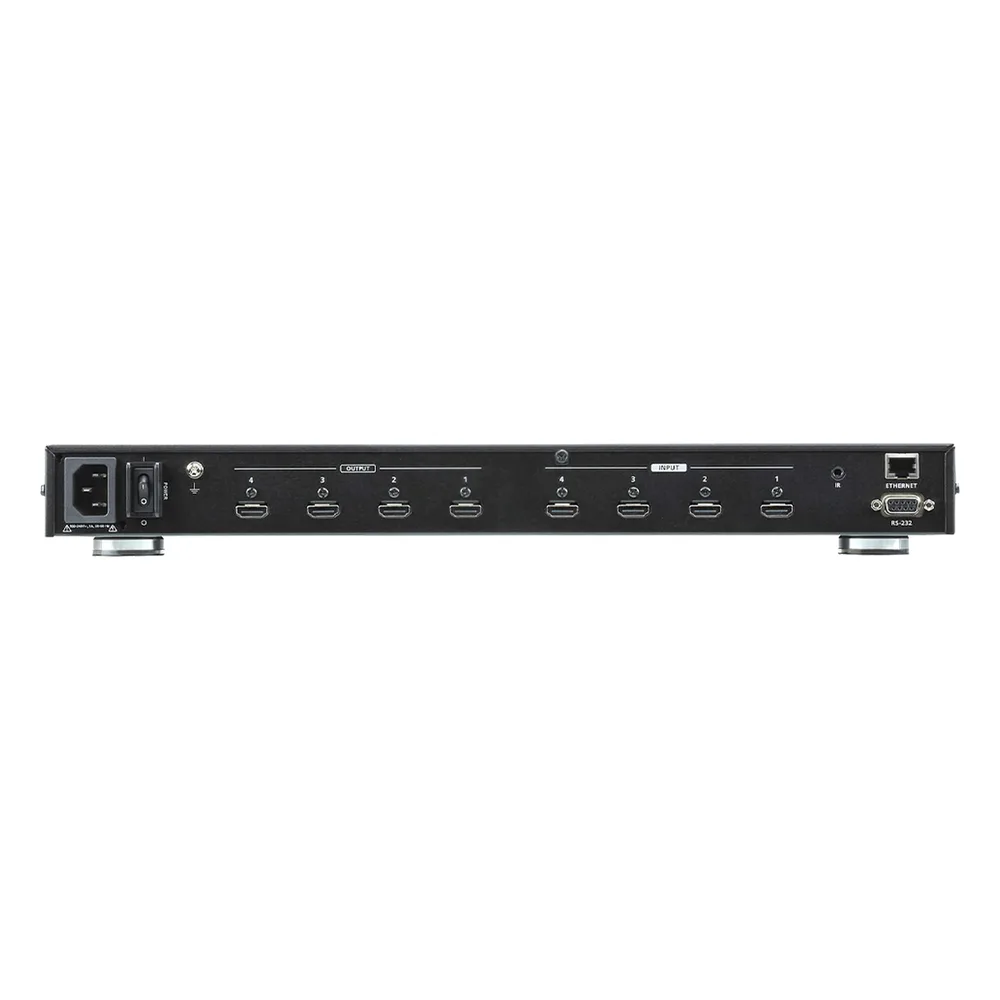 Switch Matricial | 4x4 | True 4K |  4096x2160 / 384 x2160 a 60 Hz  | HDR 4:4:4 | HDCP 2.2 | Diferentes Métodos de Control | EDID Expert™ – vista 3