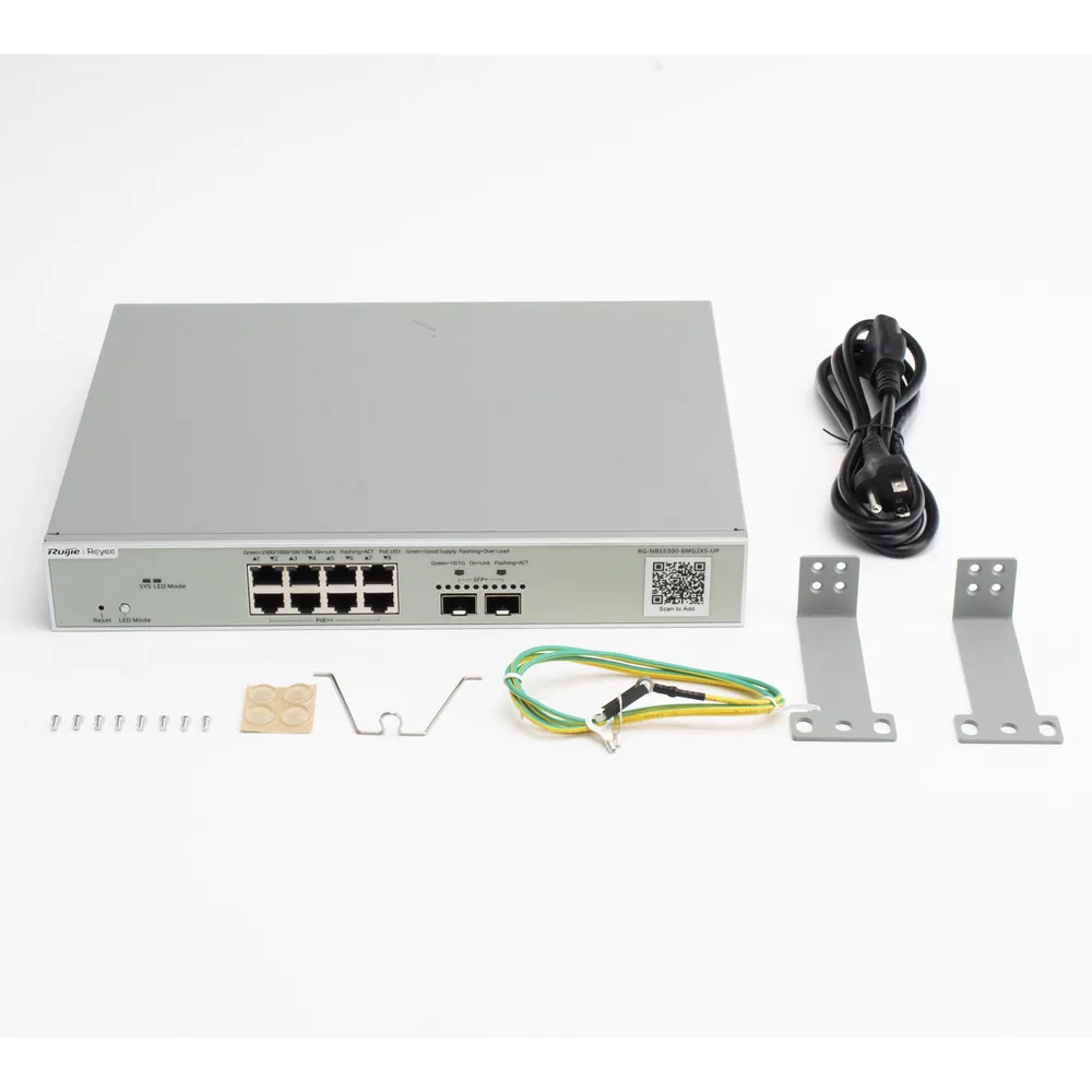 Switch Multi-Gigabit PoE++ 370W 802.3bt Capa 3 Administrable Cloud, Diseñado Para Access Points WiFi 6/7 – vista 3