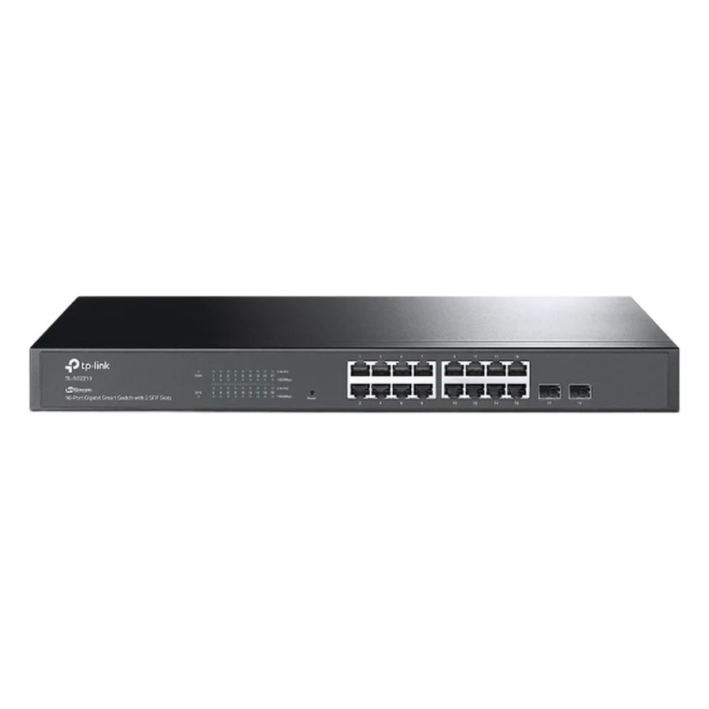 Switch Omada SDN Administrable / 16 puertos Gigabit y 2 puertos SFP / Funciones sFlow, QinQ y QoS / Administración centralizada OMADA