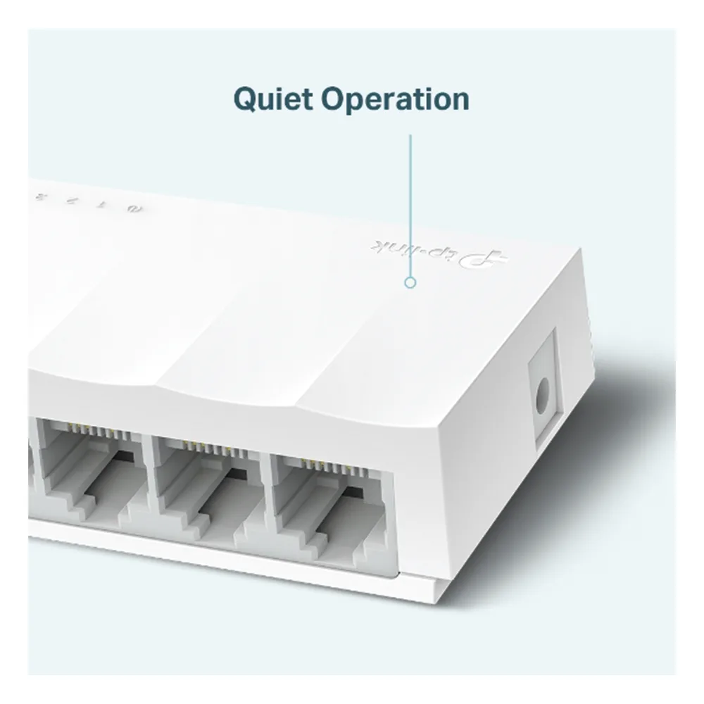 Switch para escritorio 5 puertos 10/100Mbps – vista 4