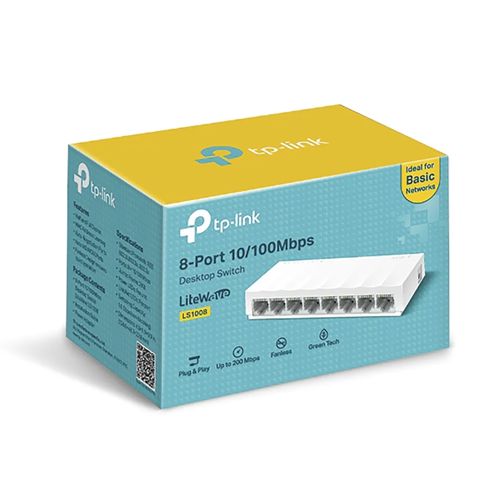Switch para escritorio 8 puertos 10/100Mbps – vista 7