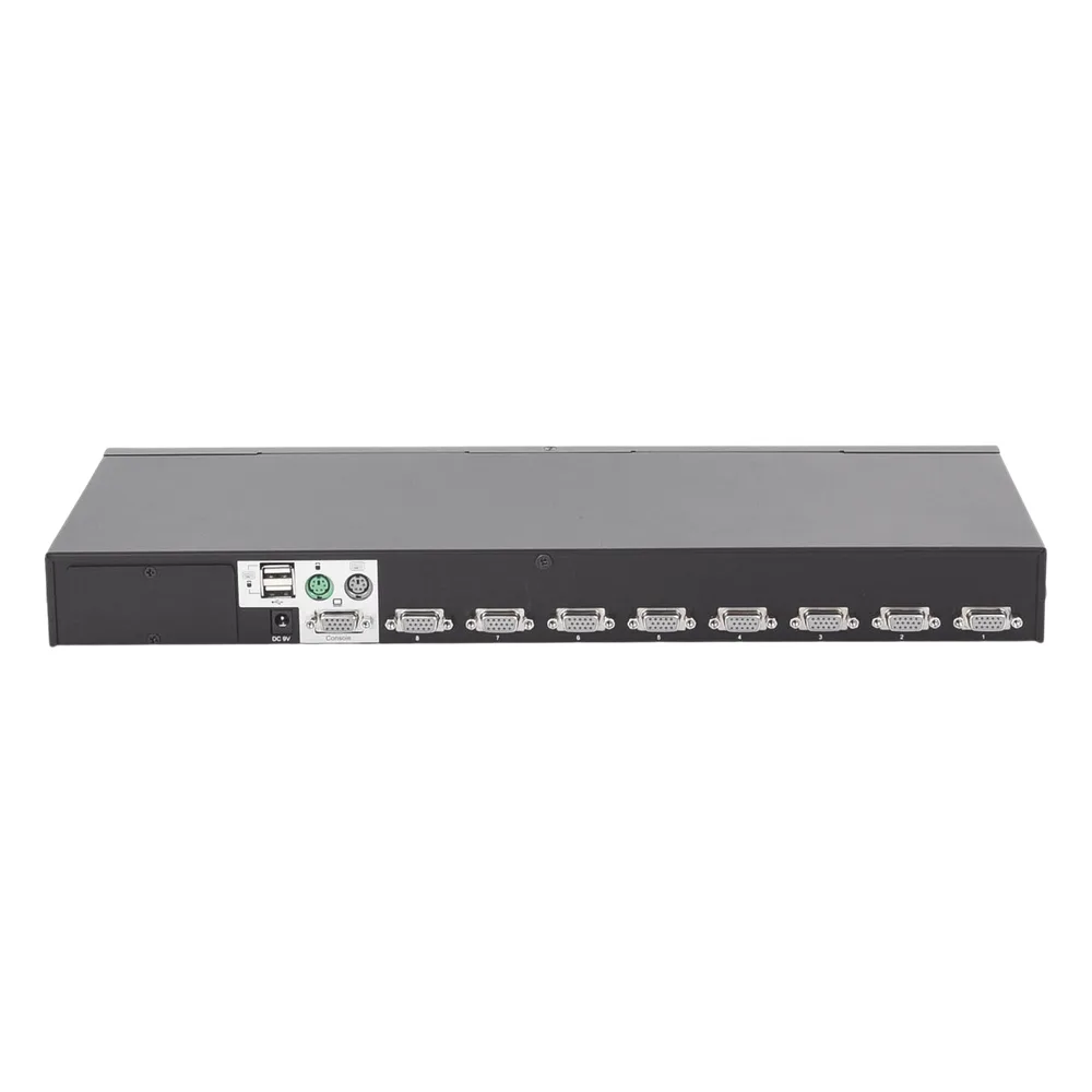 Switch Para Monitor KVM de 8 Puertos VGA, Permite el Acceso y Controla Hasta 8 Computadoras Desde Una Sola Consola (Teclado, Ratón y Monitor). – vista 2