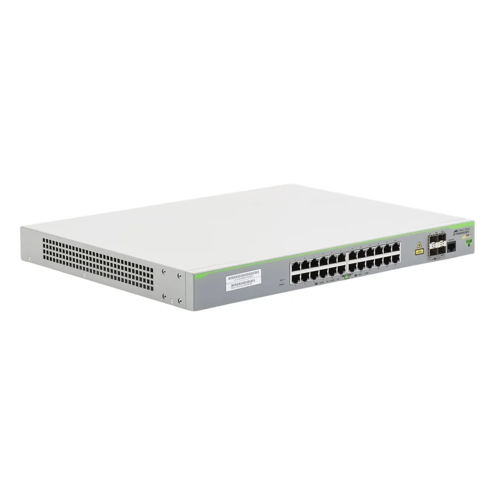 Switch PoE+ Administrable CentreCOM FS980M, Capa 3 de 24 Puertos 10/100 Mbps + 4 puertos SFP, 375 W – vista 4