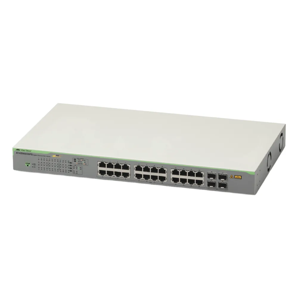 Switch PoE+ Gigabit WebSmart de 24 puertos 10/100/1000 Mbps + 4 puertos SFP Gigabit, 185 W