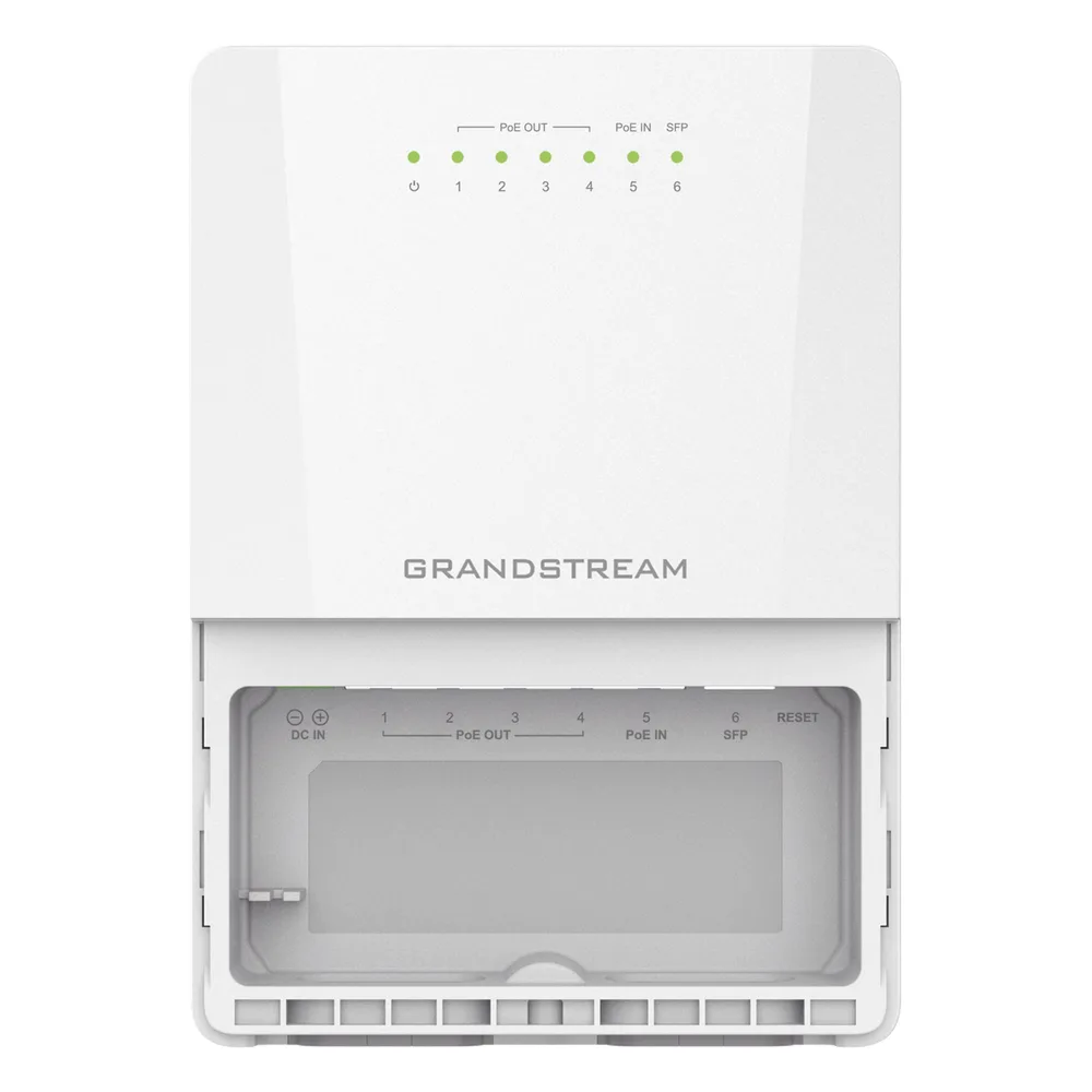 Switch PoE Lite administrable para exteriores de 6 puertos (5GE+1SFP) / Clasificación IP66 a prueba de polvo y agua – vista 3
