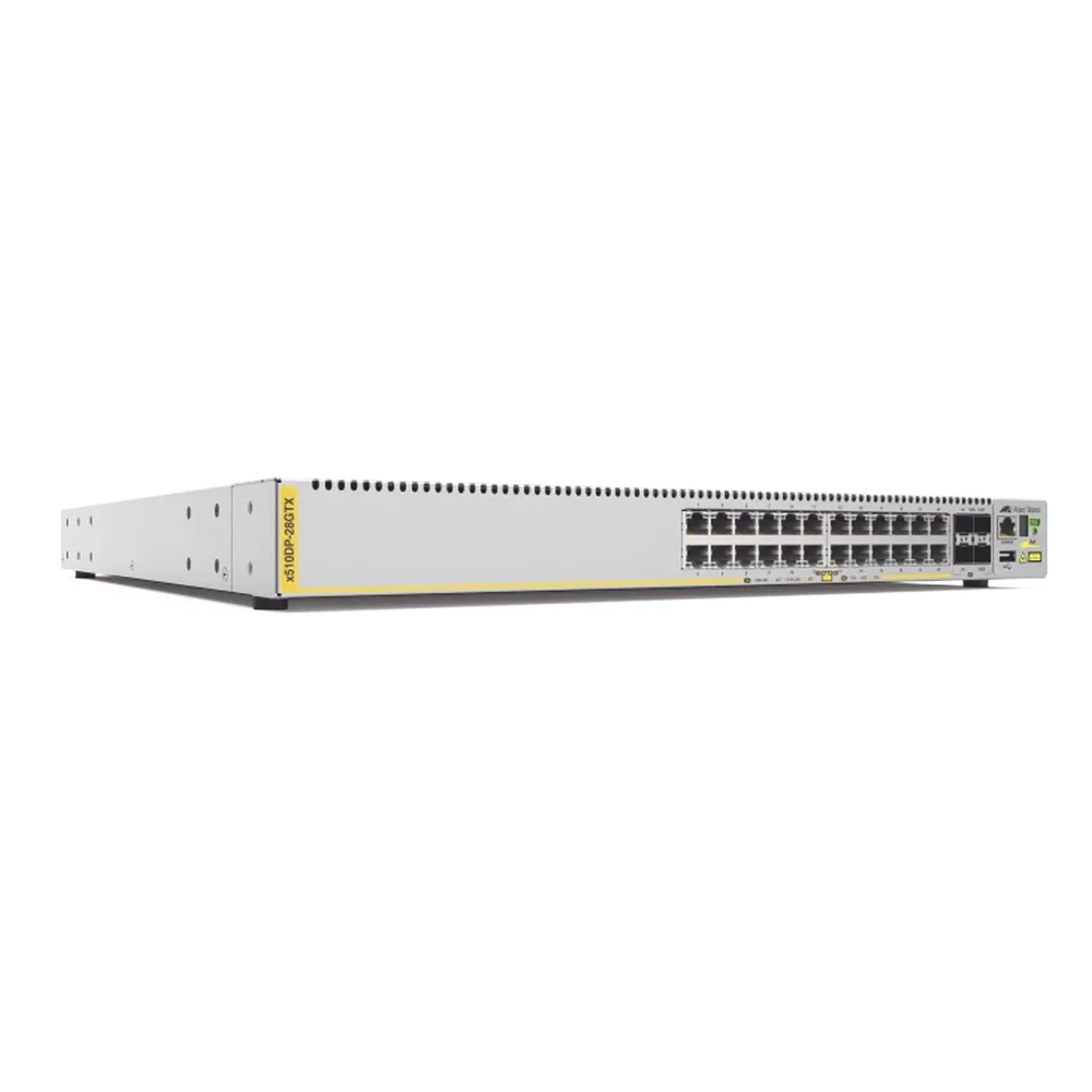 Switch Stackeable Capa 3, 24 ptos Gigabit, 4 ptos SFP+ 10G, Fuentes HOT SWAP