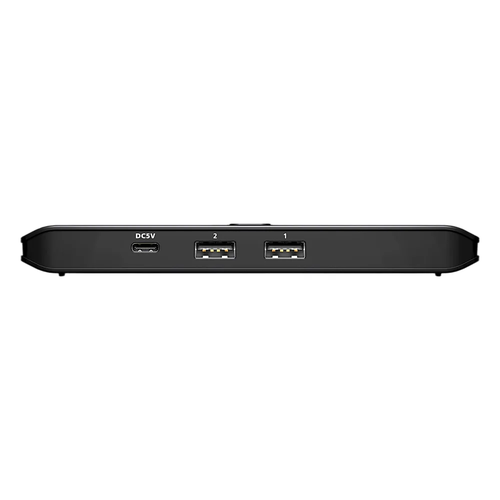 Switch USB 2.0 Compartido 2 x 4 Essentials | 480 Mbps | InstaSync | Pulsador Integrado | Diseño Compacto – vista 3