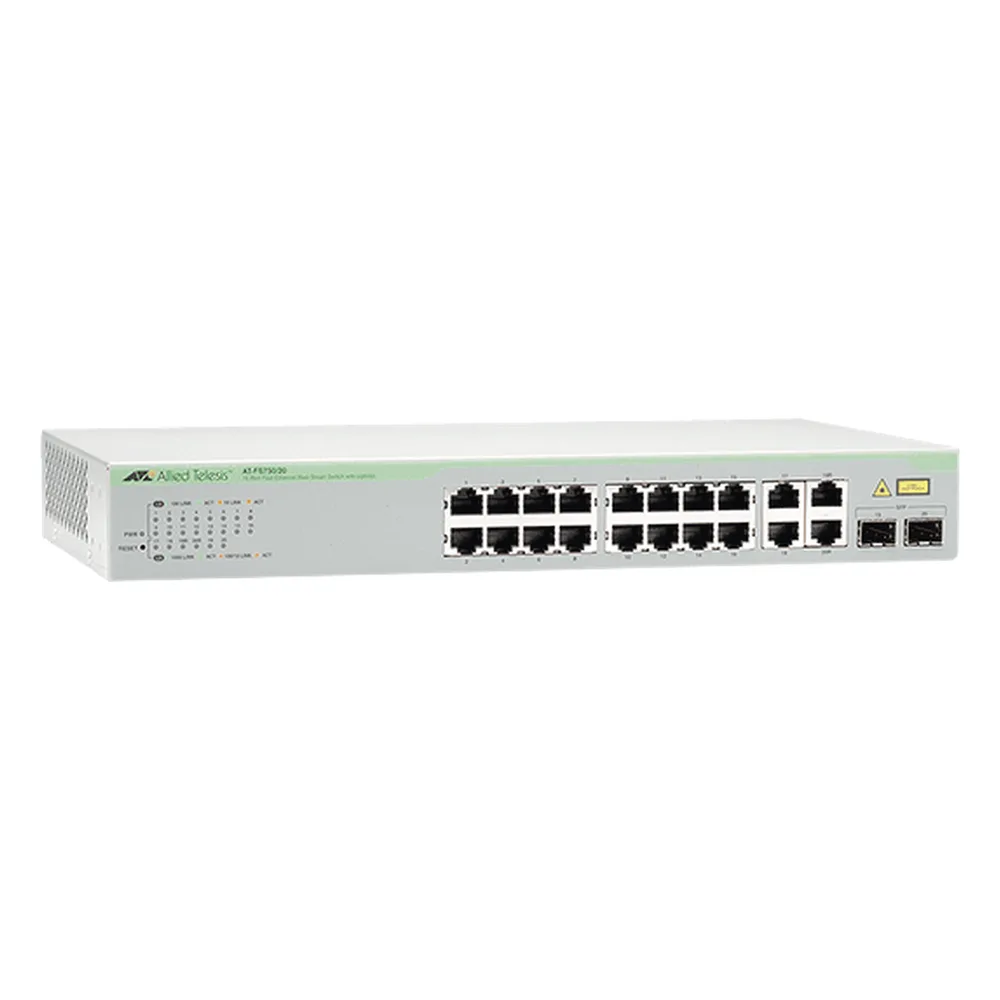 Switch WebSmart de 16 puertos 10/100 Mbps + 2 puertos 10/100/1000 Mbps + 2 SFP Gigabit Combo