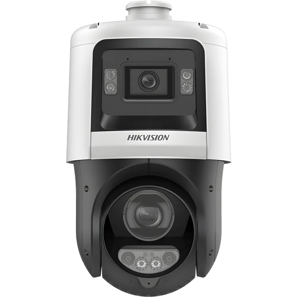 [TandemVu] Domo PTZ IP 4 Megapixel + Cámara Fija 4 Megapixel / 15X Zoom / 100 mts IR + 30 mts Luz Blanca / IP67 / ACUSENSE / PoE+ / 2 Micrófonos Integrados y Bocina / Alerta Audible y Luz Estroboscopica / Alarmas I/O / DARKFIGHTER / Micro SD – vista 2