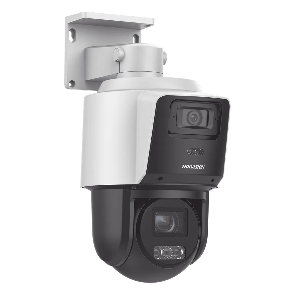 [TandemVu] PTZ IP 4 Megapixel con Cámara Panorámica 4 Megapixel / 4X Zoom / Dual Light (40 mts IR + 30 mts Luz Blanca) / ACUSENSE / IP66  / PoE+ / Audio de Dos Vías / Micro SD / Incluye Base para Techo o Pared – vista 2
