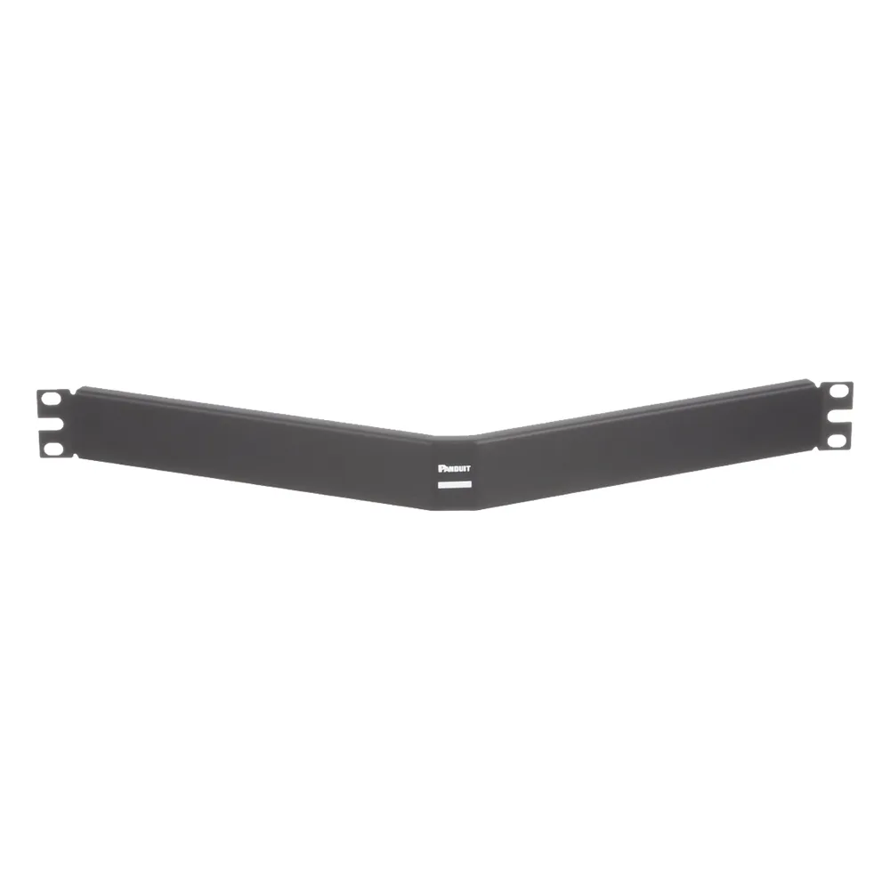 Tapa Ciega Para Rack Estándar de 19in, Angulado, de Acero, 1UR, Color Negro – vista 2
