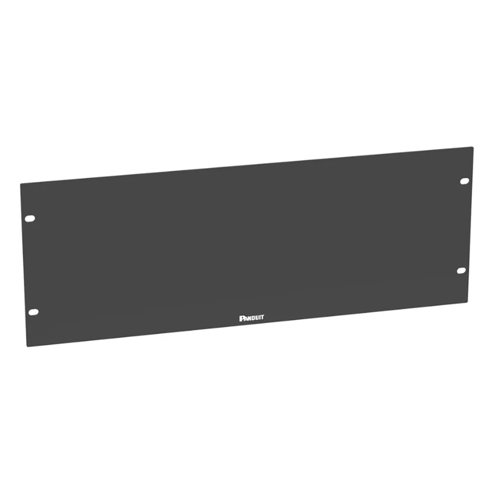 Tapa Ciega Para Rack Estándar de 19in, Plano, de Acero, 4UR, Color Negro – vista 2