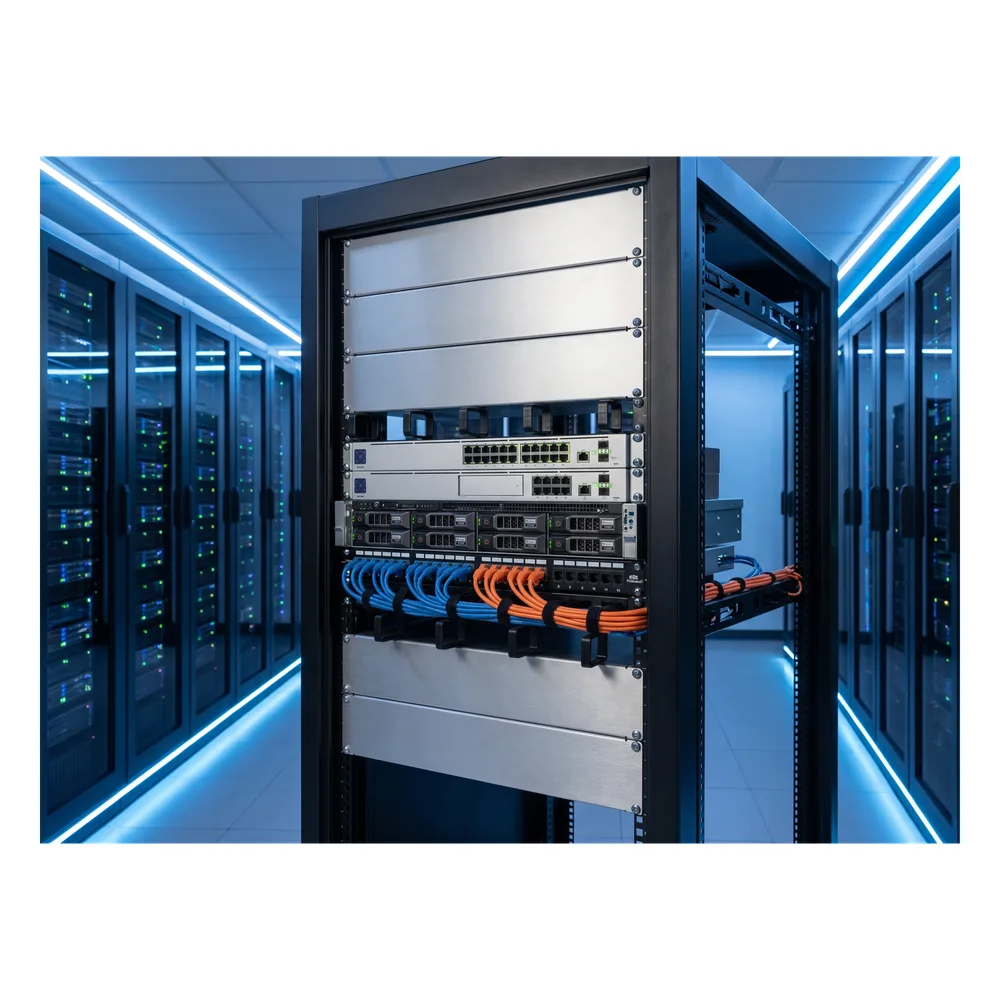 Tapa Ciega Para Rack Estándar de 19in, Plano, de Aluminio, 3 UR – vista 2
